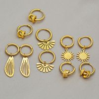 Fashion Non-fading Stainless Steel Earrings Simple Earrings main image 3