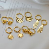 Fashion Non-fading Stainless Steel Earrings Simple Earrings main image 4