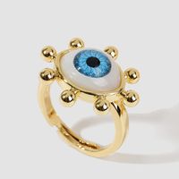 Anillos De Cobre Creativos Para Mujer Con Ojos De Diablo Europeos Y Americanos Al Por Mayor main image 3