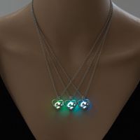 Creative Luminous Pendant Accessories Personality Copper Necklace main image 5
