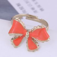 Korean Style Fashion Sweet Bow Personality Open Ring main image 1