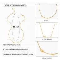 Arrow Feather Pendant Clavicle Chain Short Stainless Steel Necklace Wholesale main image 4