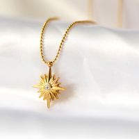 Star Pendant Necklace Simple Fashion Stainless Steel Necklace Wholesale main image 4
