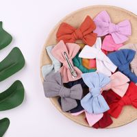 Fashion Children's Hair Accessories European And American Bow-knot Hairpin main image 4