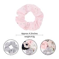 Fashion Solid Color Star Chiffon Sweet Candy Color Cloth Hair Ring main image 3