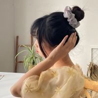 Fashion Solid Color Star Chiffon Sweet Candy Color Cloth Hair Ring main image 4