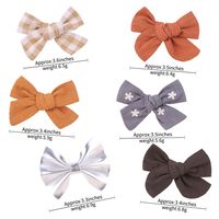 New Children's Hair Accessories Simple Bow Hairpin main image 4