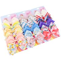 European And American Baby Hair Accessories Bow Hairpin main image 5