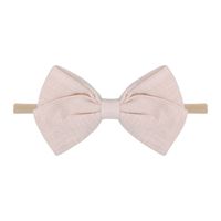 Fashion Slub Cotton Bow Headband Nylon Baby Headband Children's Hair Accessories main image 3