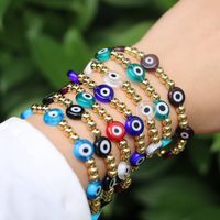 European And American Glass Beads Demon Eyes Beaded Bracelet Women Jewelry main image 1