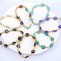 European And American Glass Beads Demon Eyes Beaded Bracelet Women Jewelry main image 6