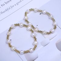 Bracelet De Perles De Cuivre Irrégulières Baroques Bijoux De Main De Mode Coréenne Féminine main image 6