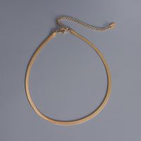 European And American Necklace Geometric Titanium Steel Necklace Wholesale main image 5