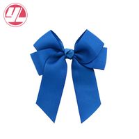 Fashion Streamer Polyester Ribbed Satin Ribbon Bow Hairpin sku image 6
