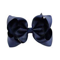 Fashion Polyester Children's Bowknot Hairpin Headdress Solid Color Flower Multicolor Headband sku image 4