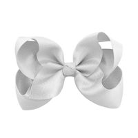 Fashion Polyester Children's Bowknot Hairpin Headdress Solid Color Flower Multicolor Headband sku image 3