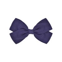 Europe And The United States Children's Bow Hairpin Solid Color Cotton Knotted Hair Accessories sku image 2