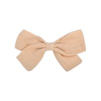 Europe And The United States Children's Bow Hairpin Solid Color Cotton Knotted Hair Accessories sku image 3