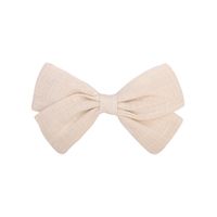 Europe And The United States Children's Bow Hairpin Solid Color Cotton Knotted Hair Accessories sku image 4