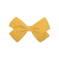Europe And The United States Children's Bow Hairpin Solid Color Cotton Knotted Hair Accessories sku image 5