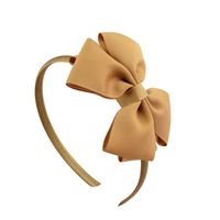 European And American Polyester Ribbed Children's Bow Headband Wholesale sku image 2