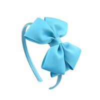 European And American Polyester Ribbed Children's Bow Headband Wholesale sku image 7