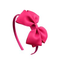 European And American Polyester Ribbed Children's Bow Headband Wholesale sku image 13