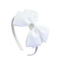 European And American Polyester Ribbed Children's Bow Headband Wholesale sku image 17