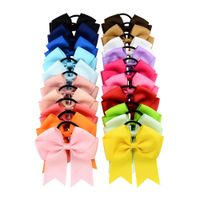 Fashion Jewelry Ribbed Ribbon Fishtail Bow Hair Tie Children's Headdress Wholesale sku image 1