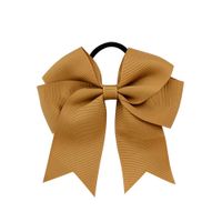 Fashion Jewelry Ribbed Ribbon Fishtail Bow Hair Tie Children's Headdress Wholesale sku image 3