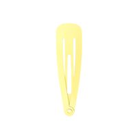 Girl'S Simple Style Solid Color Iron Spray Paint Stoving Varnish Hair Clip main image 3