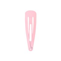 Girl'S Simple Style Solid Color Iron Spray Paint Stoving Varnish Hair Clip sku image 8