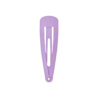 Girl'S Simple Style Solid Color Iron Spray Paint Stoving Varnish Hair Clip main image 10