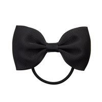 European And American Hair Accessories Children's Solid Color Bow Cute Hair Tie sku image 4