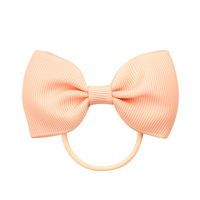 European And American Hair Accessories Children's Solid Color Bow Cute Hair Tie sku image 8