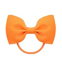 European And American Hair Accessories Children's Solid Color Bow Cute Hair Tie sku image 9