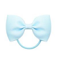 European And American Hair Accessories Children's Solid Color Bow Cute Hair Tie sku image 16