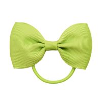 European And American Hair Accessories Children's Solid Color Bow Cute Hair Tie sku image 19