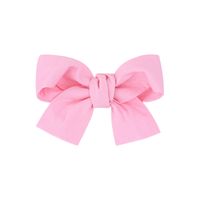 Fashion New Bow Hairpin Floral Fabric Cute Baby Solid Color Hair Accessories sku image 3