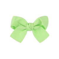 Fashion New Bow Hairpin Floral Fabric Cute Baby Solid Color Hair Accessories sku image 5