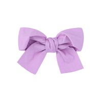 Fashion New Bow Hairpin Floral Fabric Cute Baby Solid Color Hair Accessories sku image 6