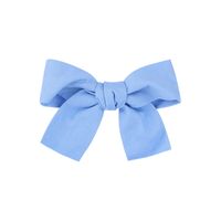 Fashion New Bow Hairpin Floral Fabric Cute Baby Solid Color Hair Accessories sku image 7