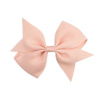 Fashion 40-color Solid Color Bow Ribbed Ribbon Fishtail Hairpin Hair Accessory sku image 8