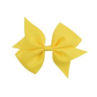 Fashion 40-color Solid Color Bow Ribbed Ribbon Fishtail Hairpin Hair Accessory sku image 10