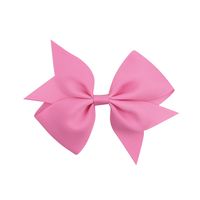 Fashion 40-color Solid Color Bow Ribbed Ribbon Fishtail Hairpin Hair Accessory sku image 13