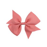 Fashion 40-color Solid Color Bow Ribbed Ribbon Fishtail Hairpin Hair Accessory sku image 15