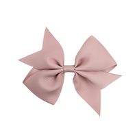 Fashion 40-color Solid Color Bow Ribbed Ribbon Fishtail Hairpin Hair Accessory sku image 16