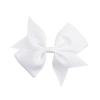 Fashion 40-color Solid Color Bow Ribbed Ribbon Fishtail Hairpin Hair Accessory sku image 18