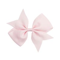Fashion 40-color Solid Color Bow Ribbed Ribbon Fishtail Hairpin Hair Accessory sku image 24