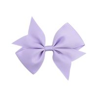 Fashion 40-color Solid Color Bow Ribbed Ribbon Fishtail Hairpin Hair Accessory sku image 25